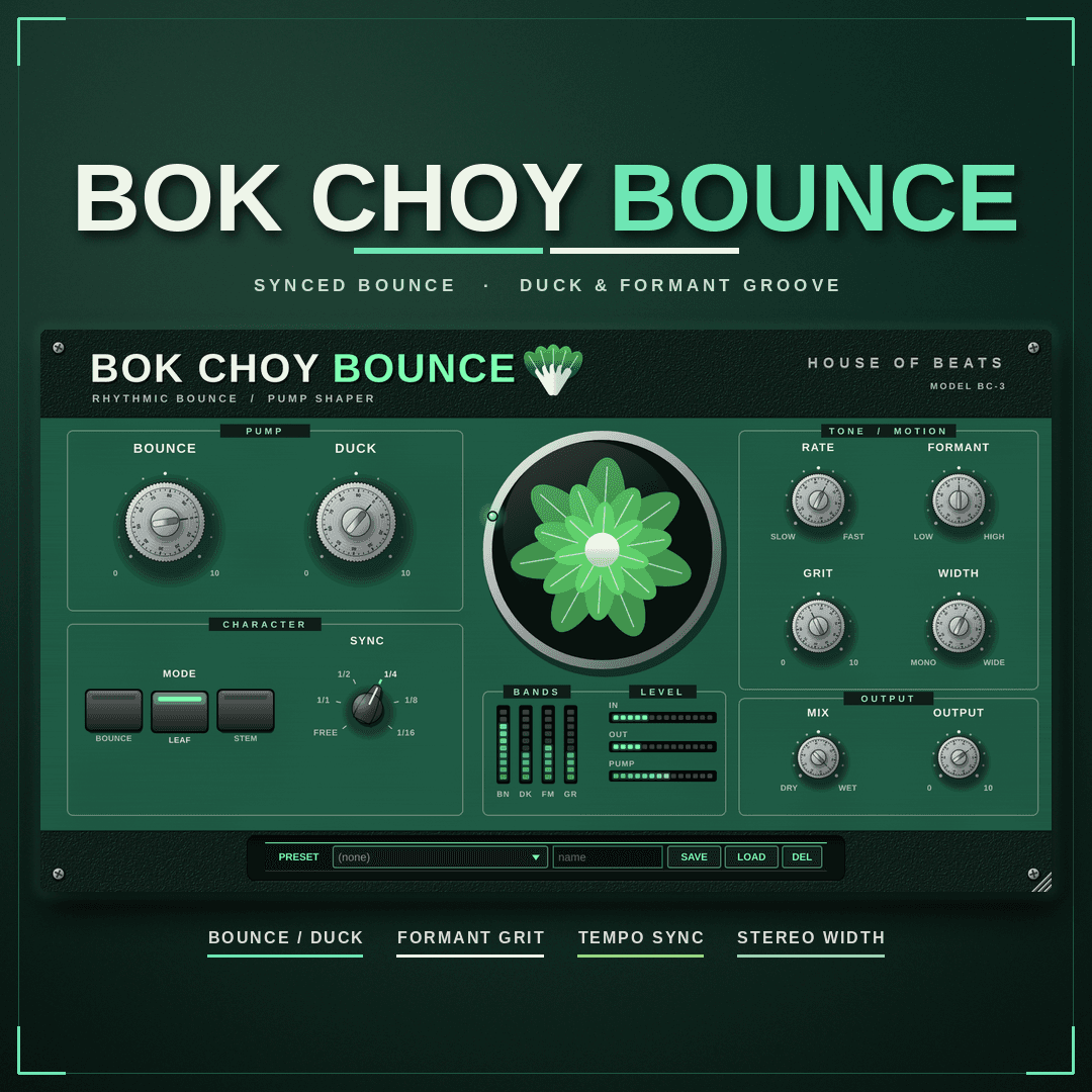 BokChoyBounce cover — bounce · slap · pale crunch