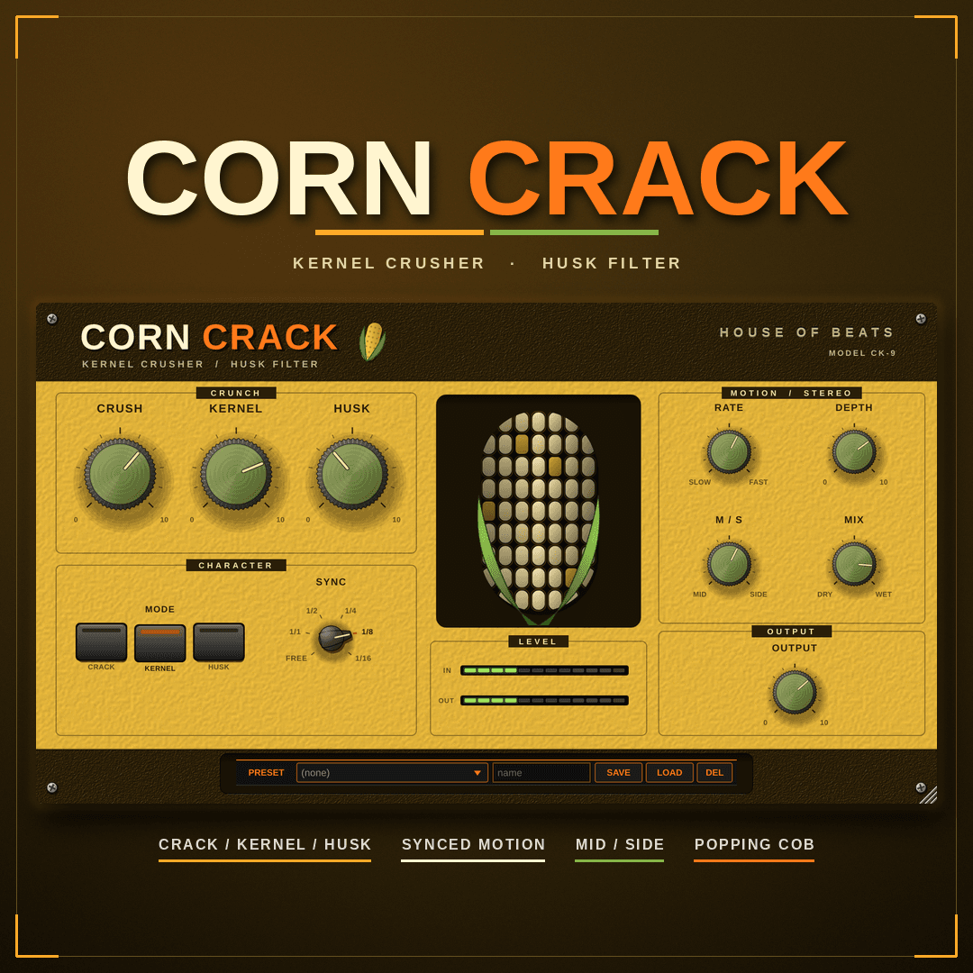 CornCrack cover — crack · kernel · popcorn snap