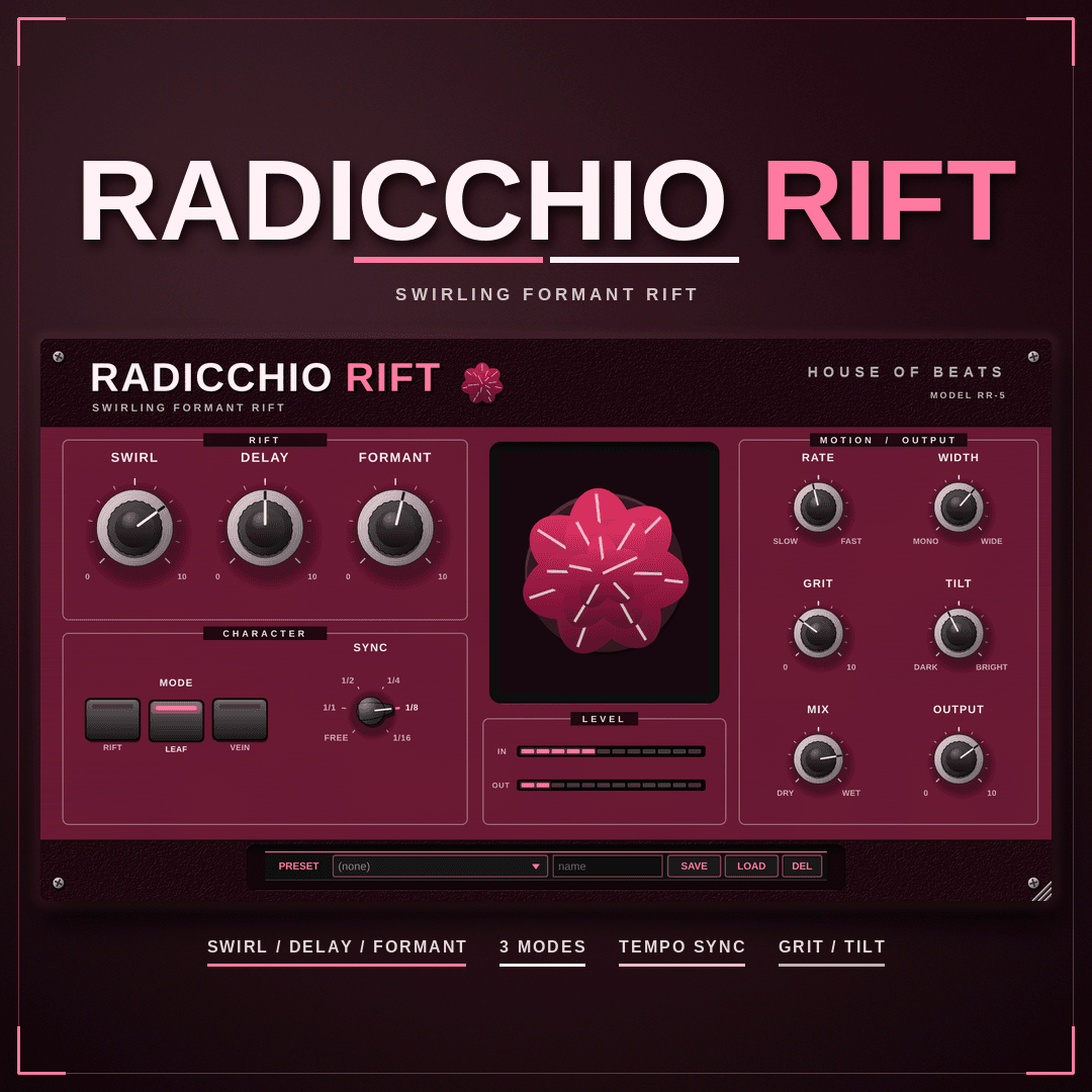 RadicchioRift cover — rift · bitter · stereo tear